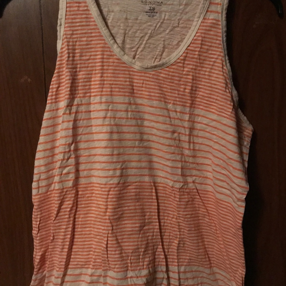 Sonoma XS tank orange stripped